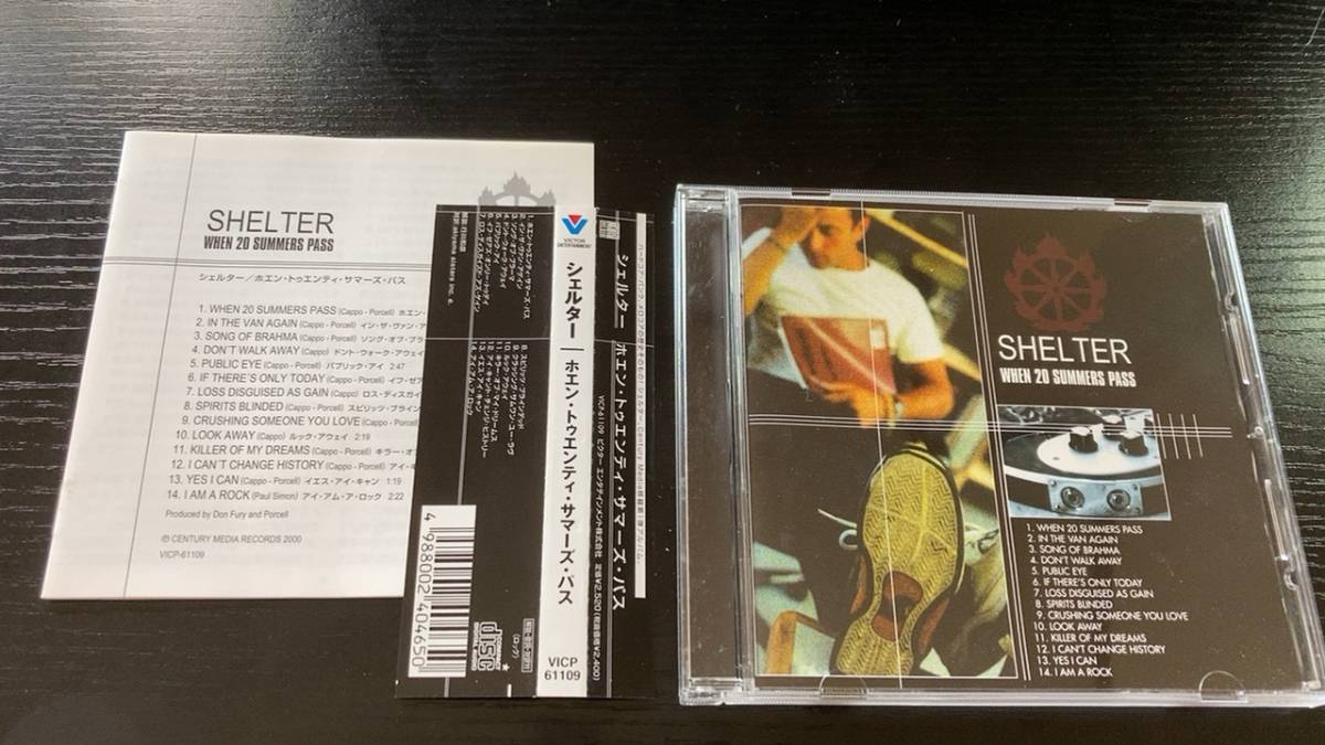 SHELTER WHEN 20 SUMMERS PASS 国内盤CD nyhc拍卖