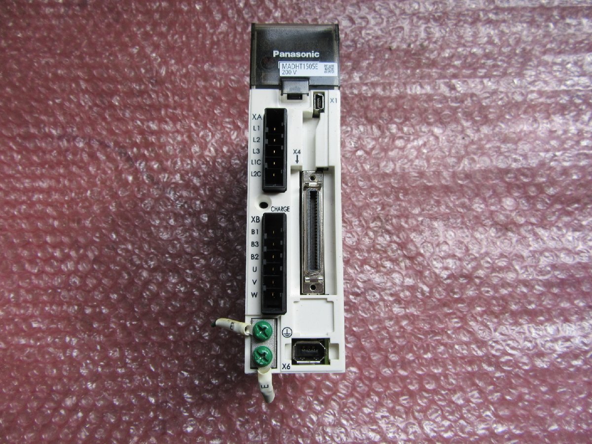 TP230183 サーボアンプ パナソニック/Panasonic MADHT1505E NC自動盤ツガミC300-Ⅳから外しました。 動作未確認拍卖