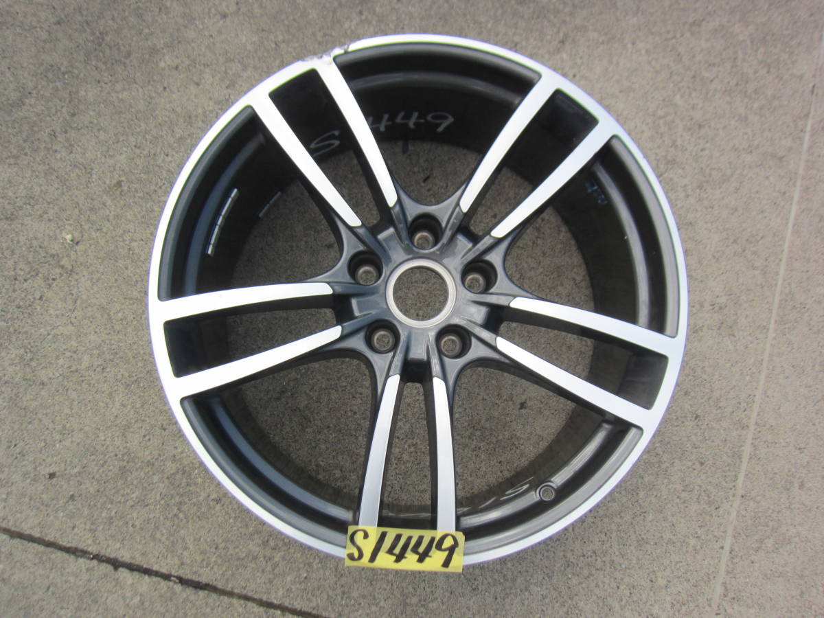 Porsche ポルシェ カイエン 純正 21インチ ホイール 1本のみ 9Y0601025BK E-9.5J×21H2 ET46 S1449拍卖
