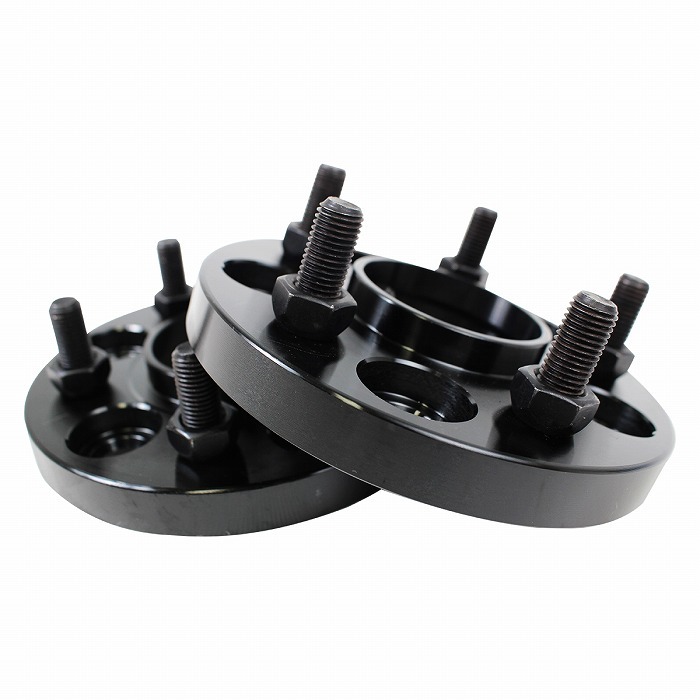 ハブ一体型 厚さ17mm PCD108 × 5H ハブ径 63.4mm M12 × P1.5 ボルボ V40 C30 S40 V50 C70 ブラック ワイドトレッド スペーサー 5穴拍卖