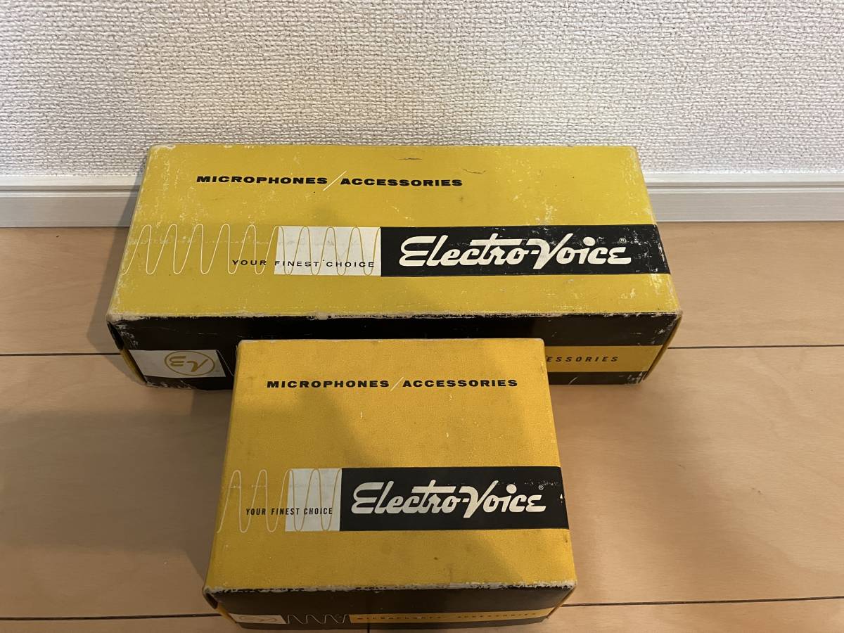 Electro-Voice エレクトロ・ボイス MODEL 664 ダイナミック・マイクロフォン MODEL 418 DESK STAND ※元箱・付属品・説明書付き セット品拍卖