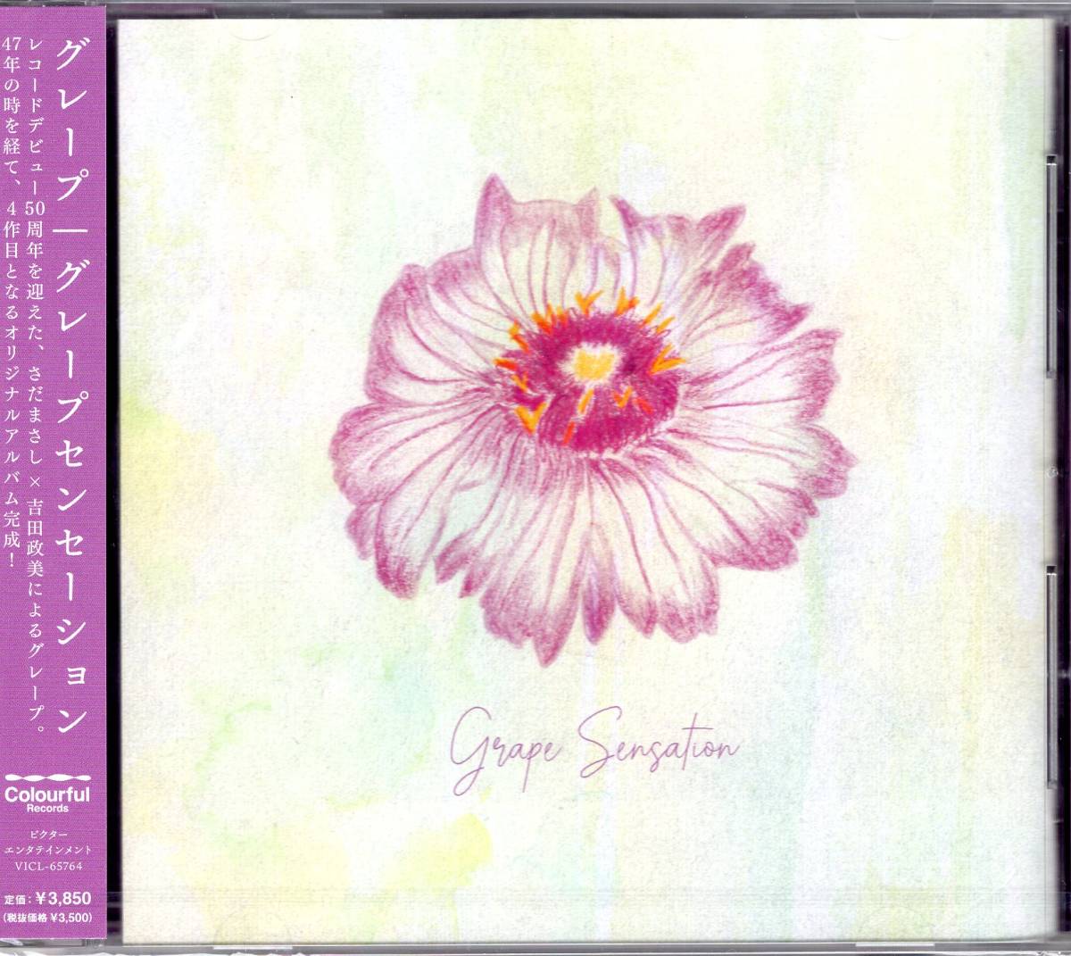 グレープ /グレープセンセーション /伝説のフォーク・デュオ”グレープ” 47年ぶりのグレープ名義オリジナル・フル・アルバム発売! 拍卖