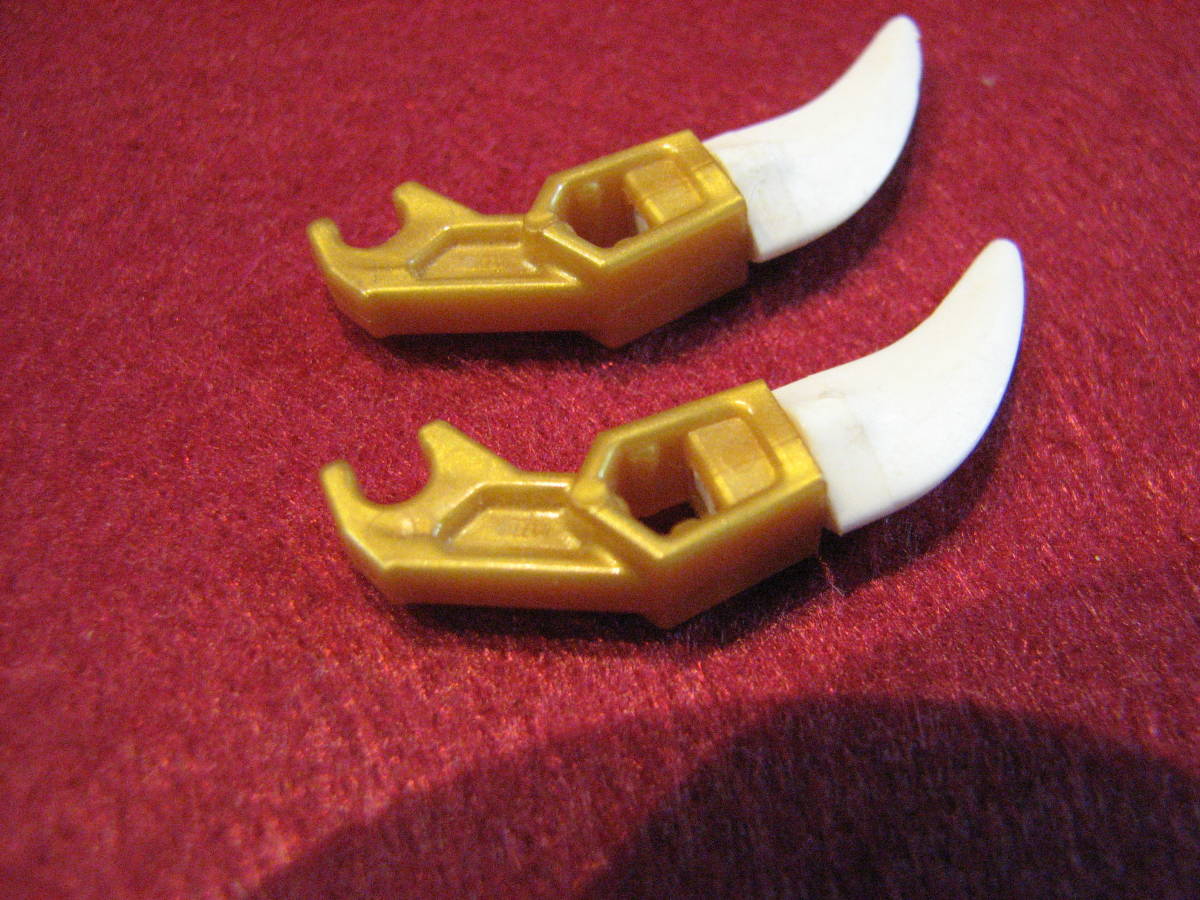 ☆レゴ-LEGO★58342★メカニカルクリップロッド★爪付き★2個★パールゴールド★爪白★アームメカニカル★Exo-Force拍卖