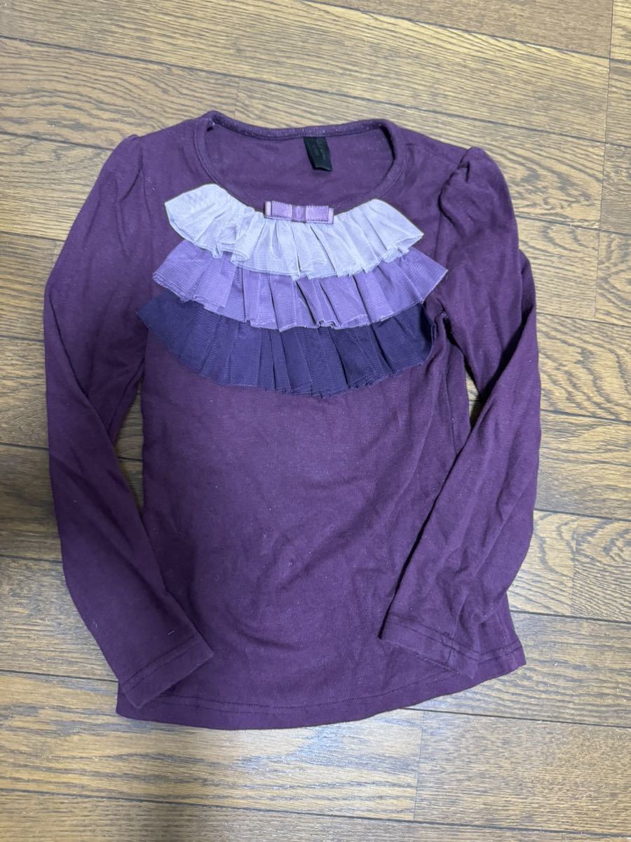 Roraフリルカットソー120サイズ双子②拍卖