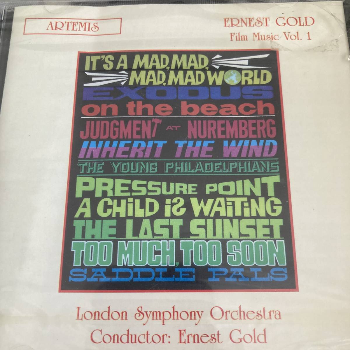 アーネストゴールド作品集vol.1&vol.2の2枚セット(ARTEMISレーベル盤)拍卖