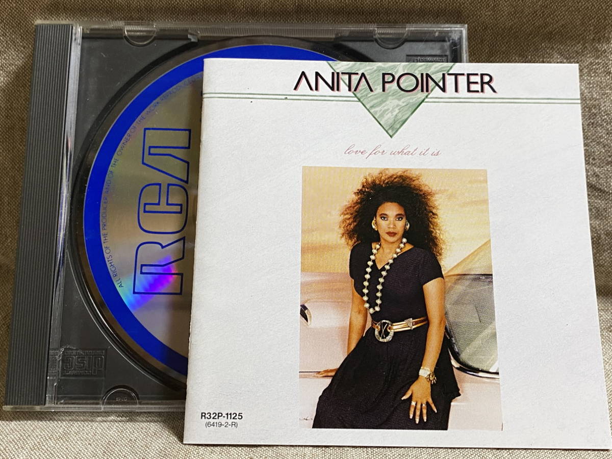 ANITA POINTER - LOVE FOR WHAT IT IS 愛は素顔で R32P-1125 国内初版 日本盤 税表記なし3200円盤 廃盤 レア盤拍卖