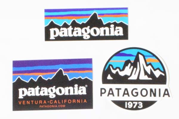 訳あり パタゴニア ステッカー 光沢 3種セット PATAGONIA ベンチュラ フィッツロイスコープ P-6 FITZROY VENTURA アメリカ 本店 シール SET拍卖