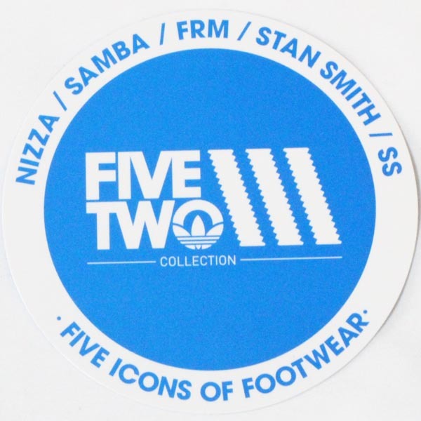 アディダス スリーストライプス 誕生60周年 FIVE-TWO 3 キャンペーン ステッカー ADIDAS SS サンバ FRM スタンスミス シール オリジナルス 拍卖