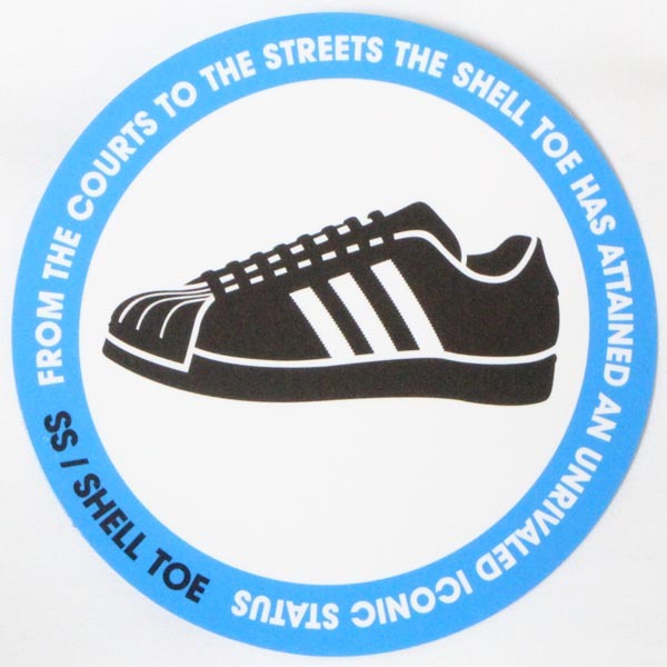 アディダス スリーストライプス 誕生60周年 FIVE-TWO 3 キャンペーン スーパースター ステッカー ADIDAS SS 三つ葉 シール オリジナルス拍卖