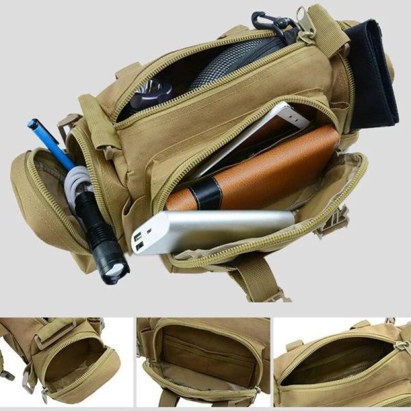 D007:ミリタリー タクティカル ウエストパック アウトドア スポーツ チェスト バッグ拍卖