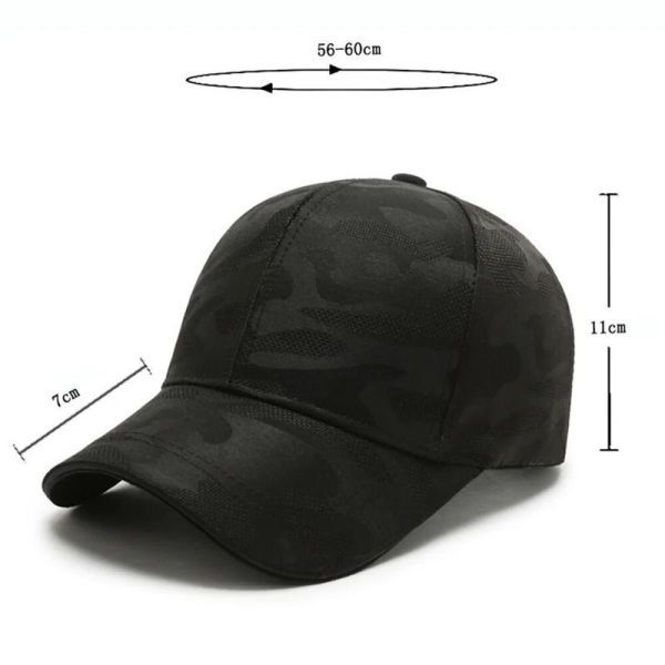 E012:男性用 カモフラージュ付き 野球帽 カモフラージュプリント付き野球帽 アウトドア アーミー 狩猟, スポーツ拍卖