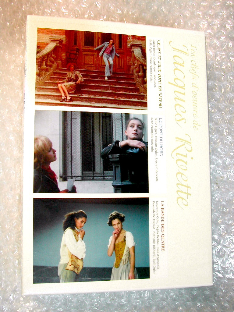 ジャック・リヴェット傑作選DVD-BOX/全3枚組揃/ヌーヴェルヴァーグ名匠/セリーヌとジュリーは舟でゆく北の橋 彼女たちの舞台/超レア!!新品拍卖