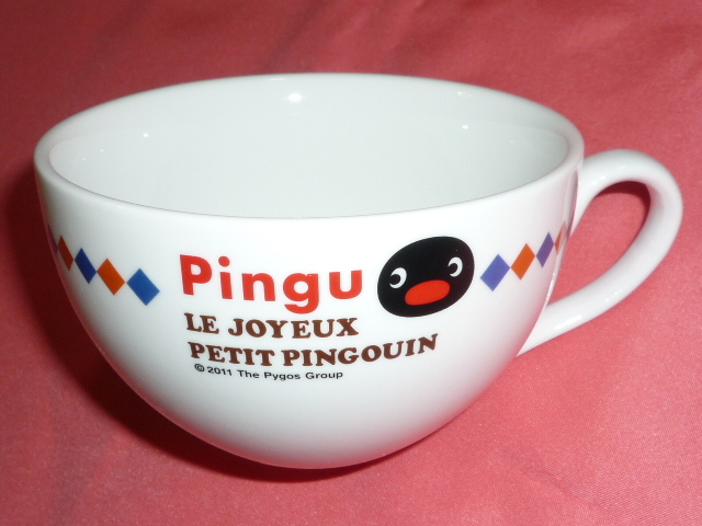激レア!住友生命 PINGU ピングー 陶器製 スープカップ (非売品)拍卖