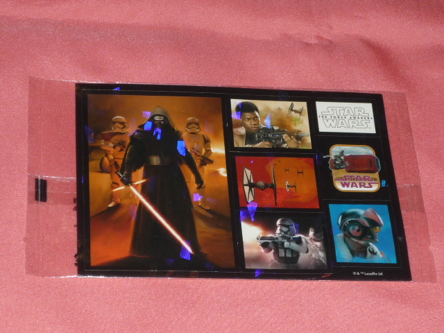 レア!カッコイイ♪ロッテ オリジナル スターウォーズ アイス エピソードⅦ シール☆拍卖