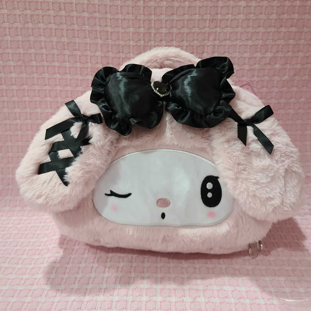 【サンリオ】マイメロ おめかし天使 ファーバニティポーチ ドンキホーテ限定 大人気完売品 マイメロディ ドン・キホーテ R510_9823k拍卖