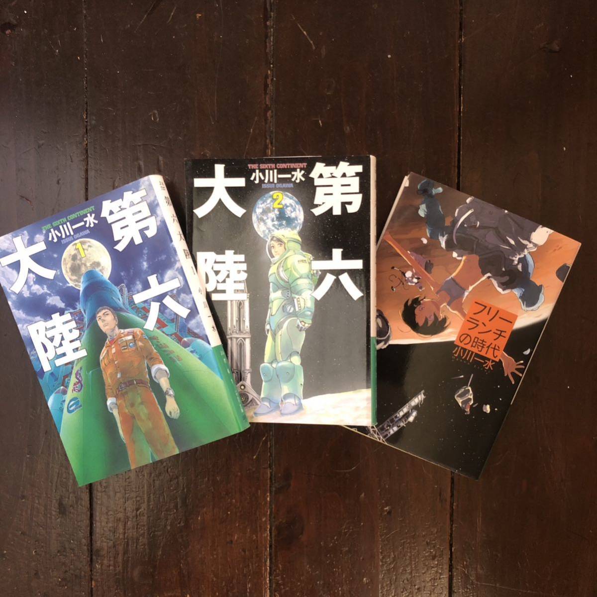 第六大陸 フリーランチの時代/小川一水★文学 SF 宇宙 月面 NASA 環境 開発 事業 建設 企業 開発計画 名作 幸村誠拍卖