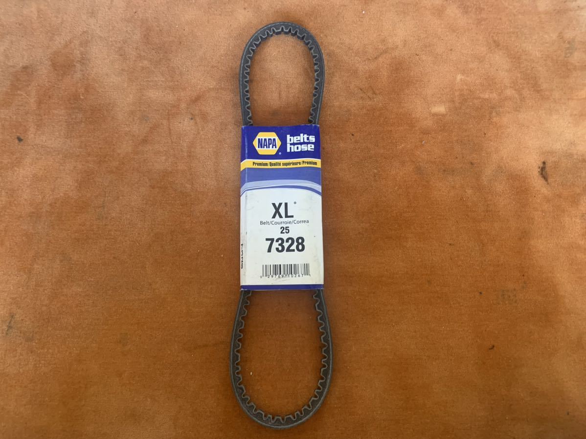 Vベルト新品。インパラ ベルエア カマロ シェベル エルカミーノ シボレー GM 7328ファンベルト パワステベルト エアコンベルト拍卖