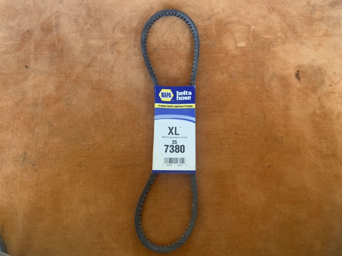 Vベルト新品。インパラ ベルエア カマロ シェベル エルカミーノ シボレー GM 7380ファンベルト パワステベルト エアコンベルト拍卖