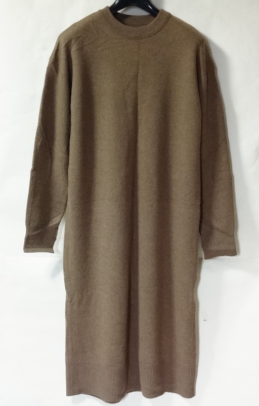 (難ありUSED) MACPHEE TOMMOROWLAND トゥモローランド ウール ロング丈 セーター サイズ36拍卖