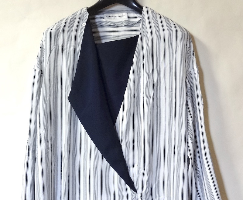 (USED) ヒロココシノ HIROKO KOSHINO ストライプ プルオーバー サイズ38拍卖