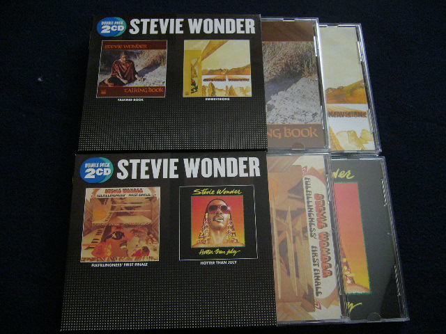 即決有★限定盤★スリップケース仕様★国内盤2枚組X2セット★DOUBLE PACK 2CD★STEVIE WONDER★スティービーワンダー★拍卖