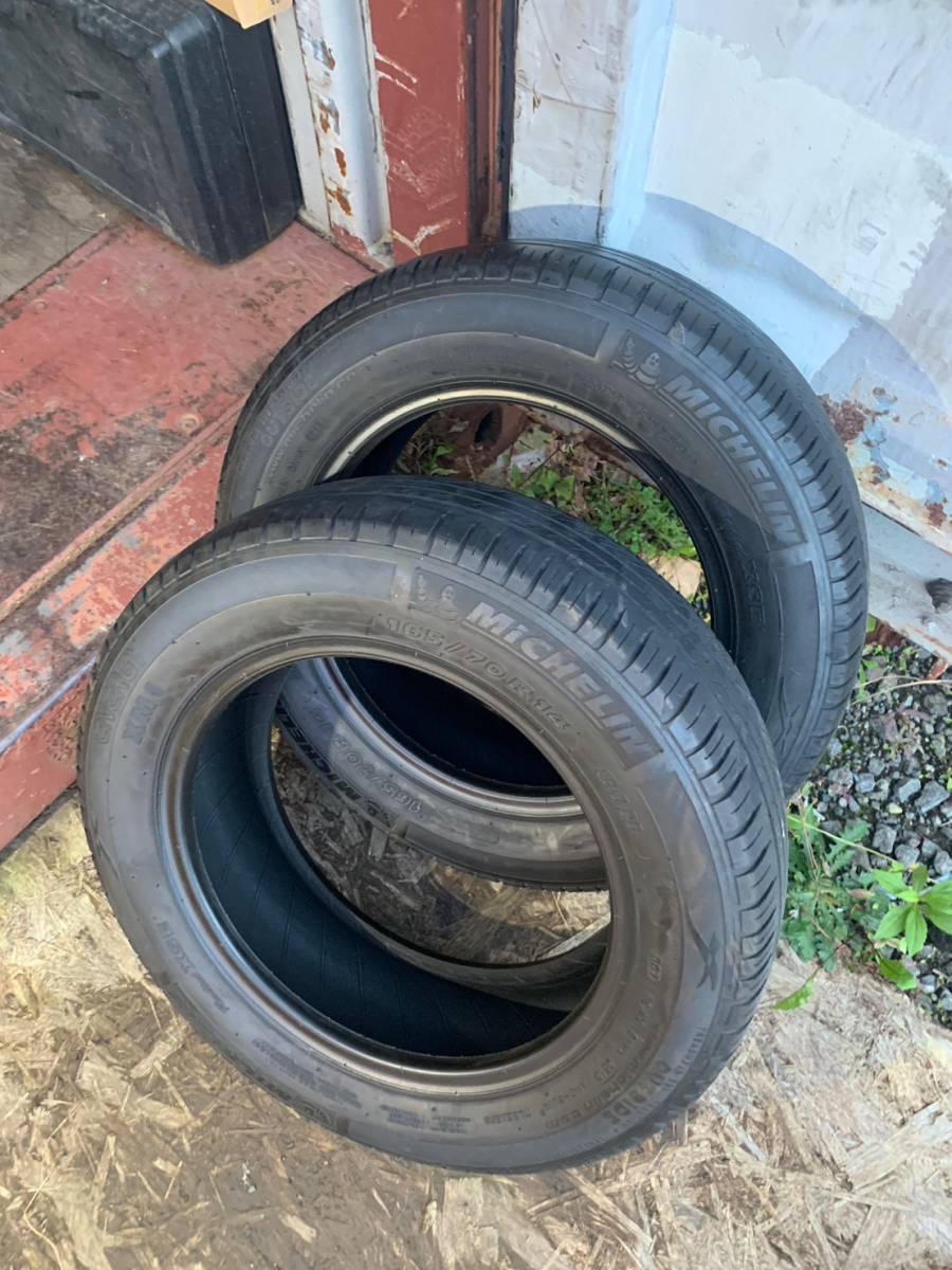 Y170 165/70R14 MICHELIN ミシュラン 2010年 2本セット拍卖