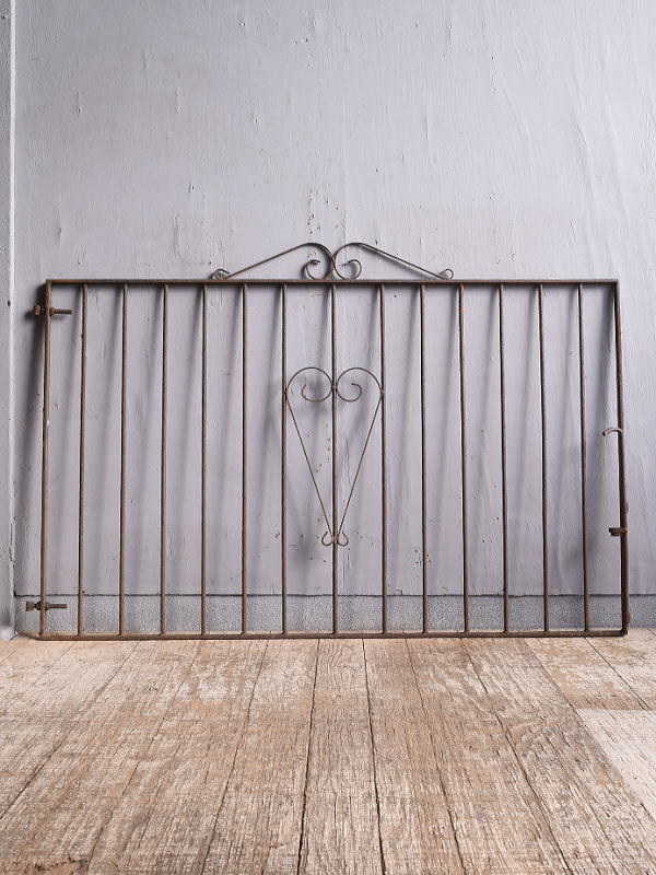 イギリスアンティーク アイアンフェンス ゲート柵 ガーデニング 12036拍卖