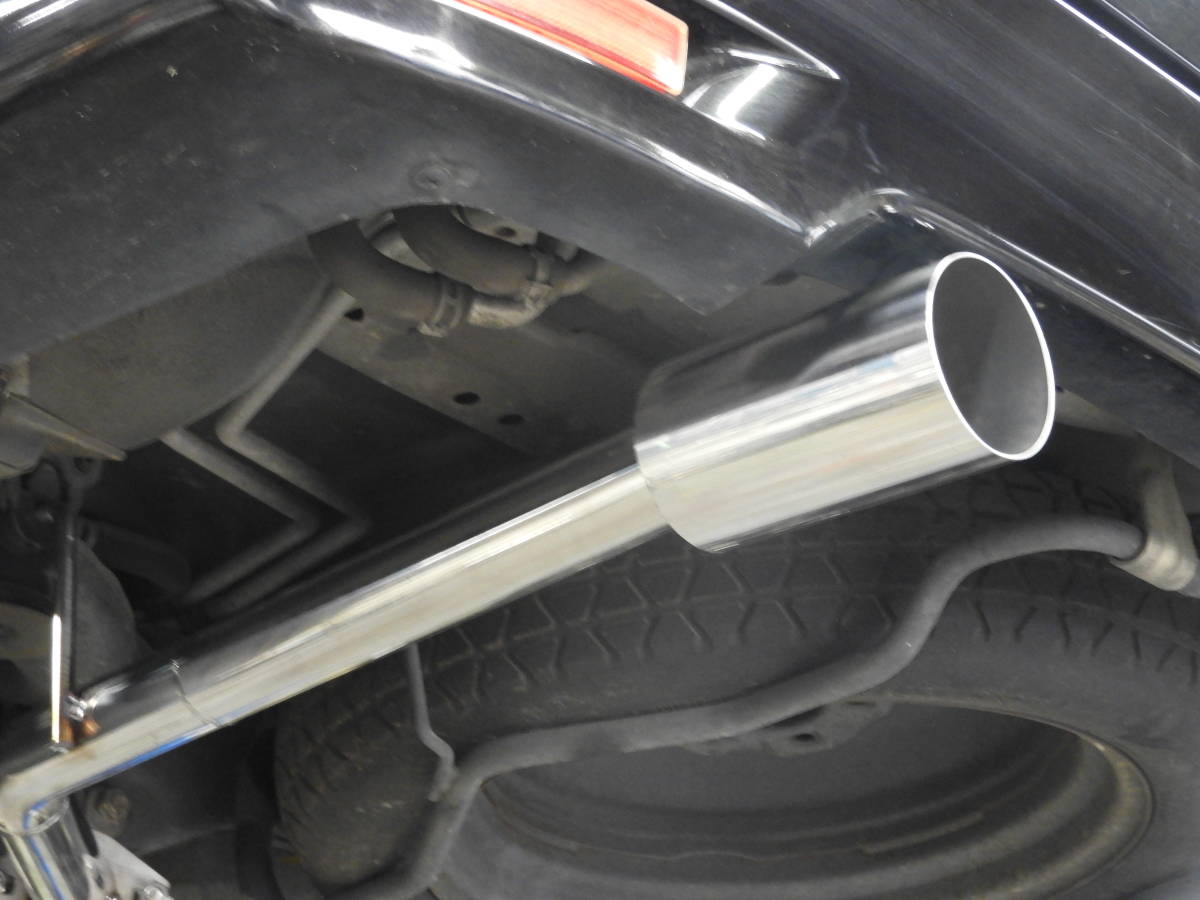 51 エルグランド ハイウェイスター マフラー 【 90Φ パイプテール 片側だし】拍卖