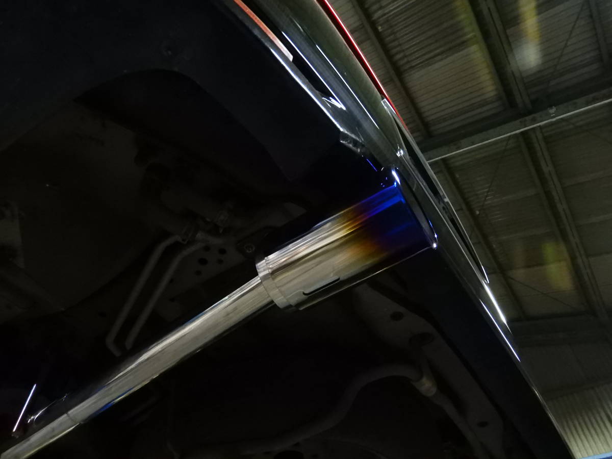 51 エルグランド マフラー 【 90Φ チタンテール 片側だし】拍卖