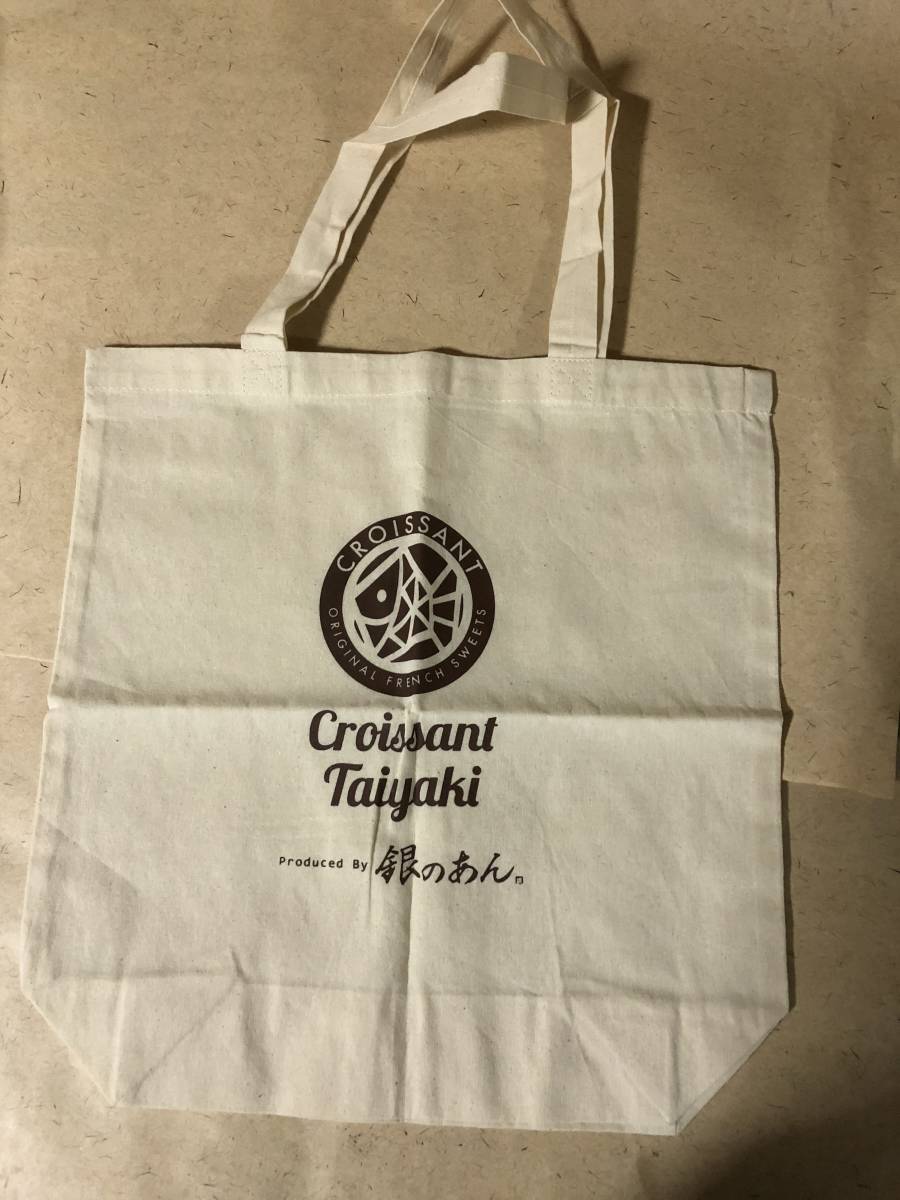 【同梱不可!】銀のあん クロワッサン 鯛焼き(たい焼きたいやき/TAIYAKI) トートバッグ拍卖