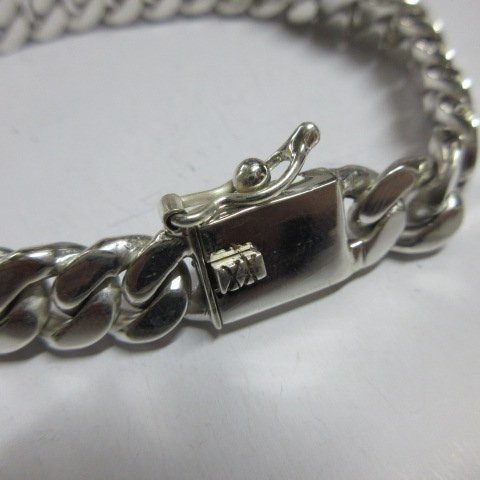新品 9mm 喜平ブレス M-L シルバー925 ブレスレット Msy3119拍卖