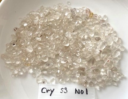 クリスタル タンブルSSsize NO1 40g 玉砂利状 多数 送料込み拍卖