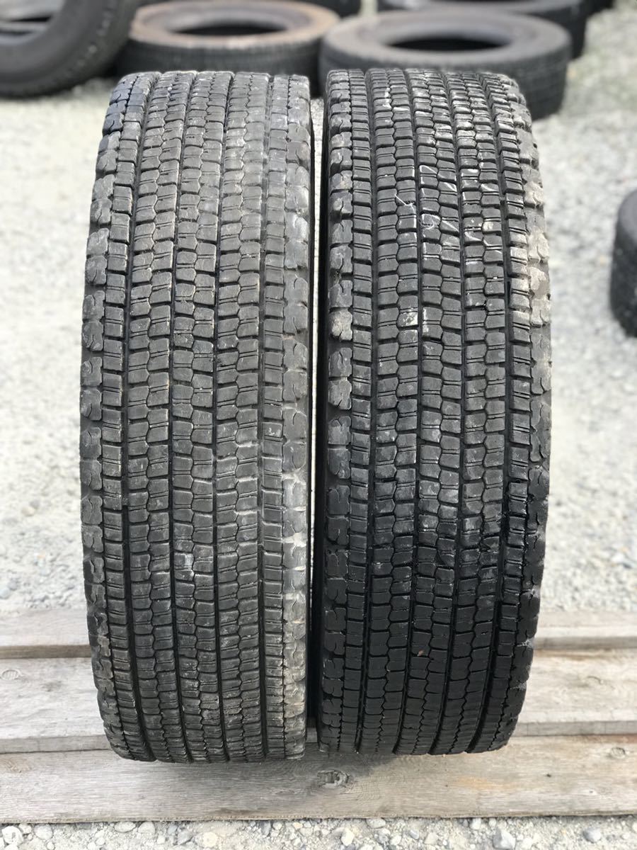 2836 ブリヂストン 275/80R22.5 スタッドレス 2本セット拍卖