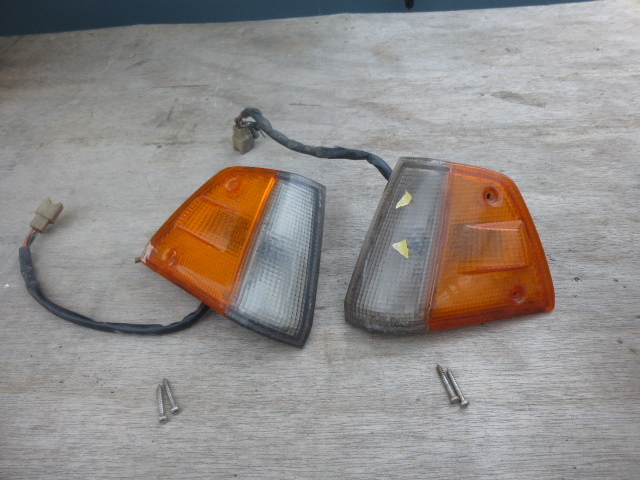 ワンダーシビックsi zcエンジン フロントコーナーライト ウィンカー左右セット拍卖