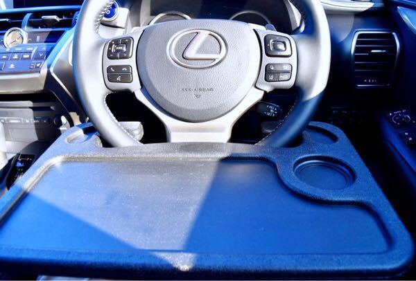 LEXUS NX対応 テーブル表裏2WAYリバーシブル ハンドル固定 食事 ブラック 300hモデル等拍卖