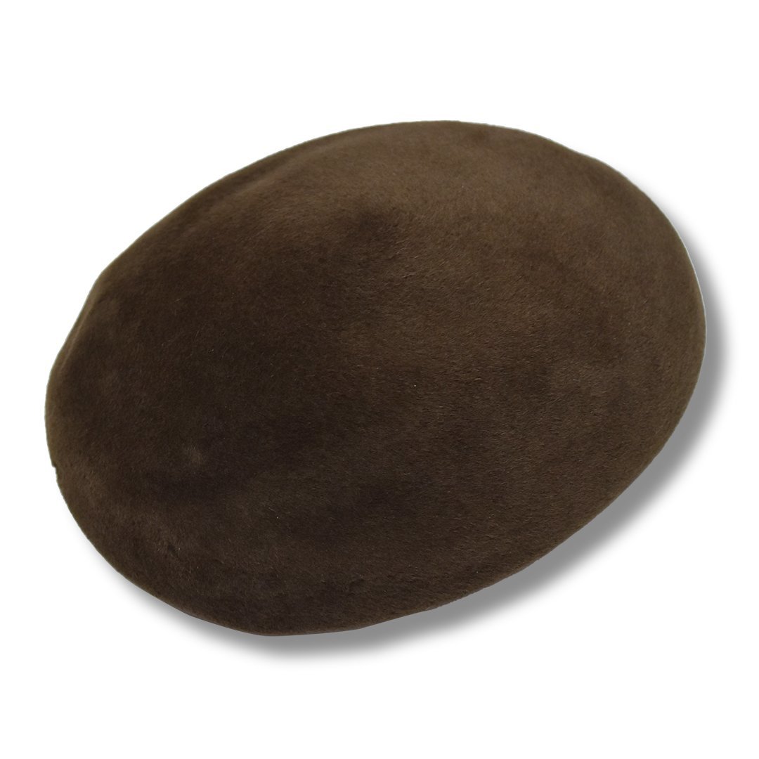 イタリー製【ビンテージ】【Macy's New York】【ブラウン】【ベレー帽】【7 1/8】【57.5cm程度】CJ0704-8-CJ14拍卖