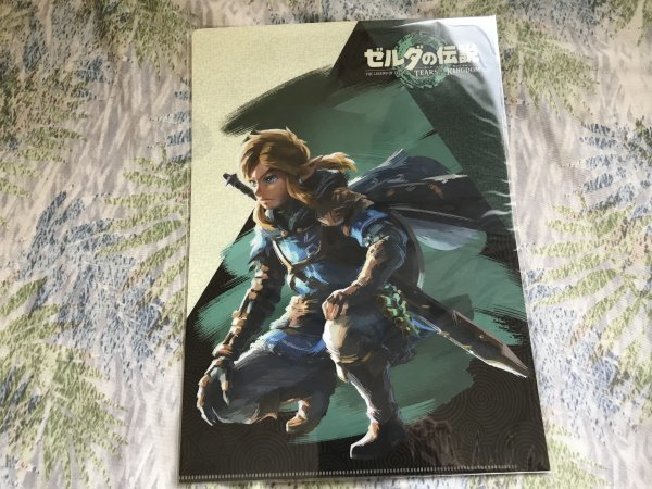 d239クリアファイル ゼルダの伝説 ティアーズオブザキングダム Tears of the Kingdom ローソンコラボ特典 リンク拍卖