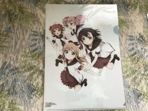 d239クリアファイル ゆるゆり♪♪  コミック百合姫 2012年7月号 とらのあな購入特典  ちなつ&京子/あかり&結衣拍卖