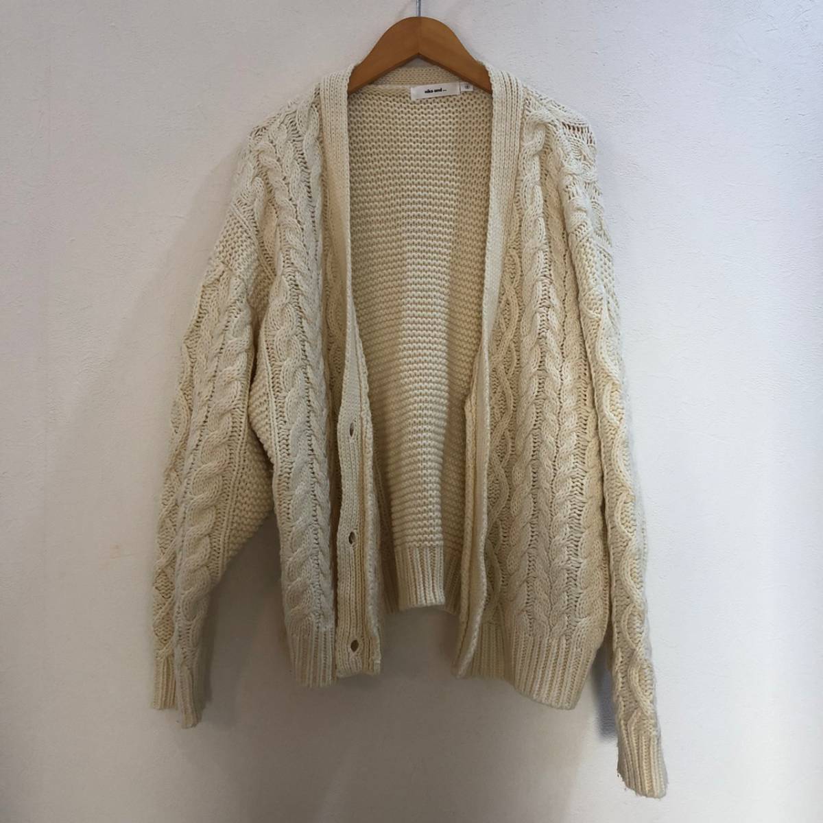 niko and.../ニコアンド... 長袖 カーディガン アイボリー レディース 3拍卖