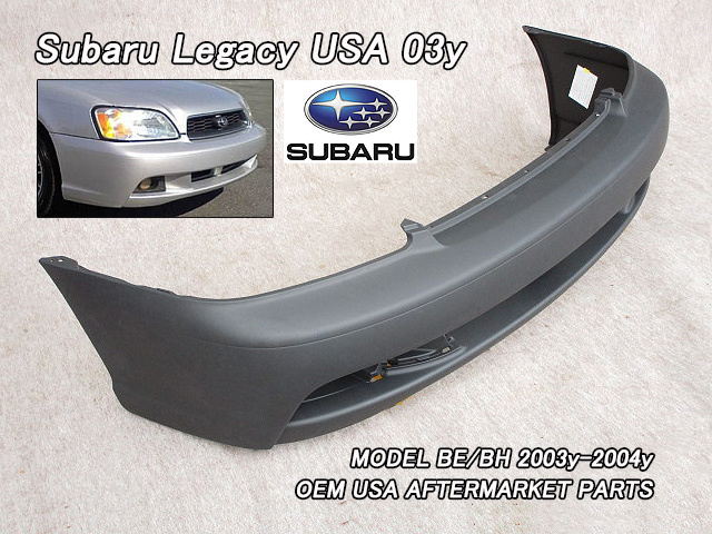 レガシィBE.BH後期/SUBARU/スバルLEGACY社外フロントUSバンパー(純正タイプ)/USDM北米仕様フェイシアOEMカバーUSAセダンB4ツーリングワゴン拍卖