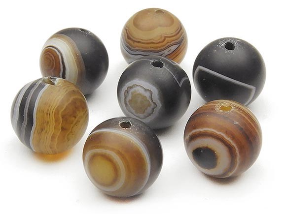 粒販売 フロスト天眼石(チベットアゲート)丸玉 12mm 6粒販売 / T073 AG12CHFT拍卖