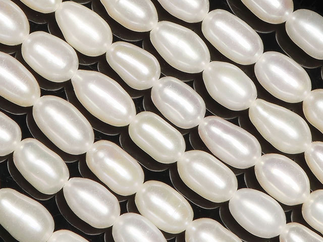 淡水真珠 パール ライス 5~7mm 1連販売 / 9-5 PL5RC拍卖