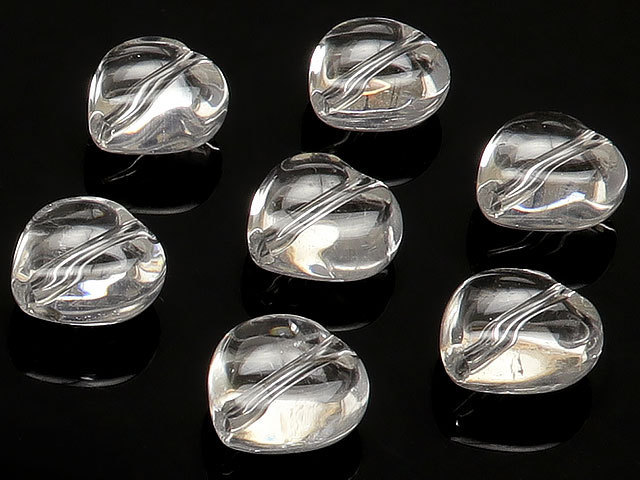 粒販売 天然水晶 クリスタルクォーツ ハート 10mm 10粒販売 / T073 CQCQ10HTT拍卖