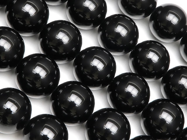 ブラックトルマリン 丸玉 10mm【1連販売】 / 4-8 TRBK10拍卖
