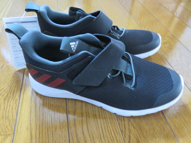【新品】adidasアディダススニーカー 24.0cm 黒拍卖