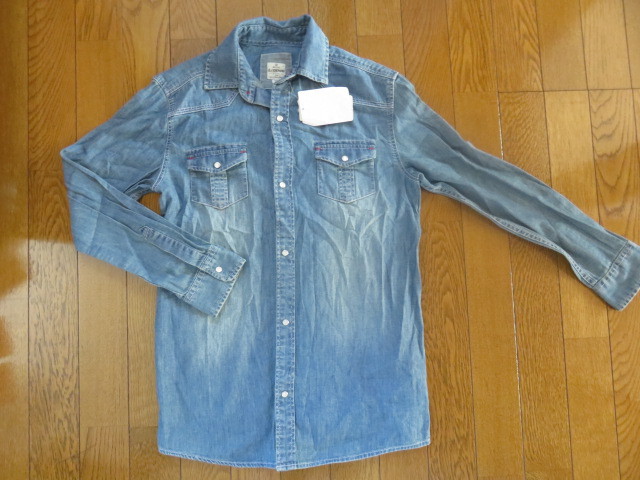 【新品】good dayデニムシャツ 綿100% 160拍卖