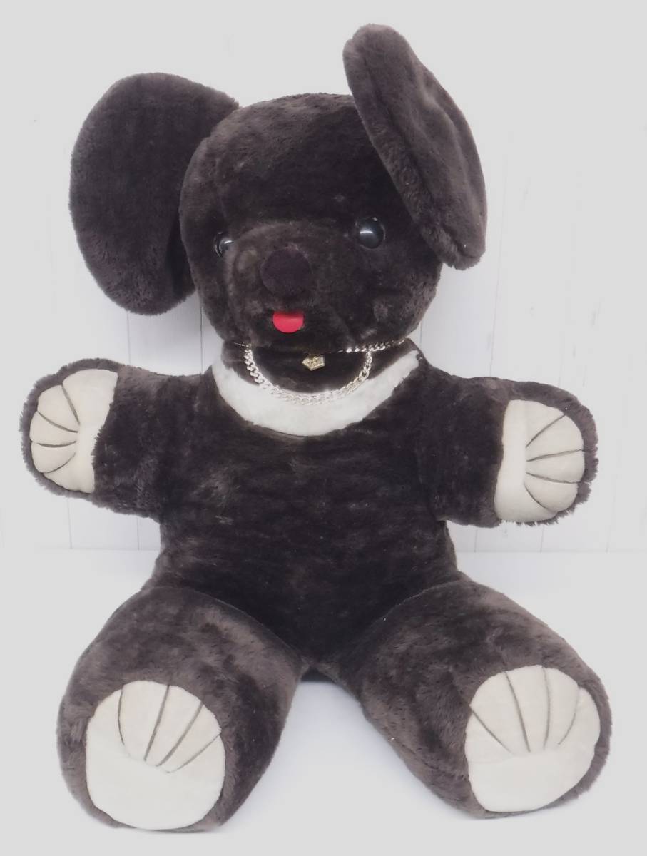 昭和レトロ 当時物 *レトロぬいぐるみ *SANEI TOY サンエートイ *クマ *特大 大きい 全高75cm 座高61cm *レア 希少 アンティーク 拍卖
