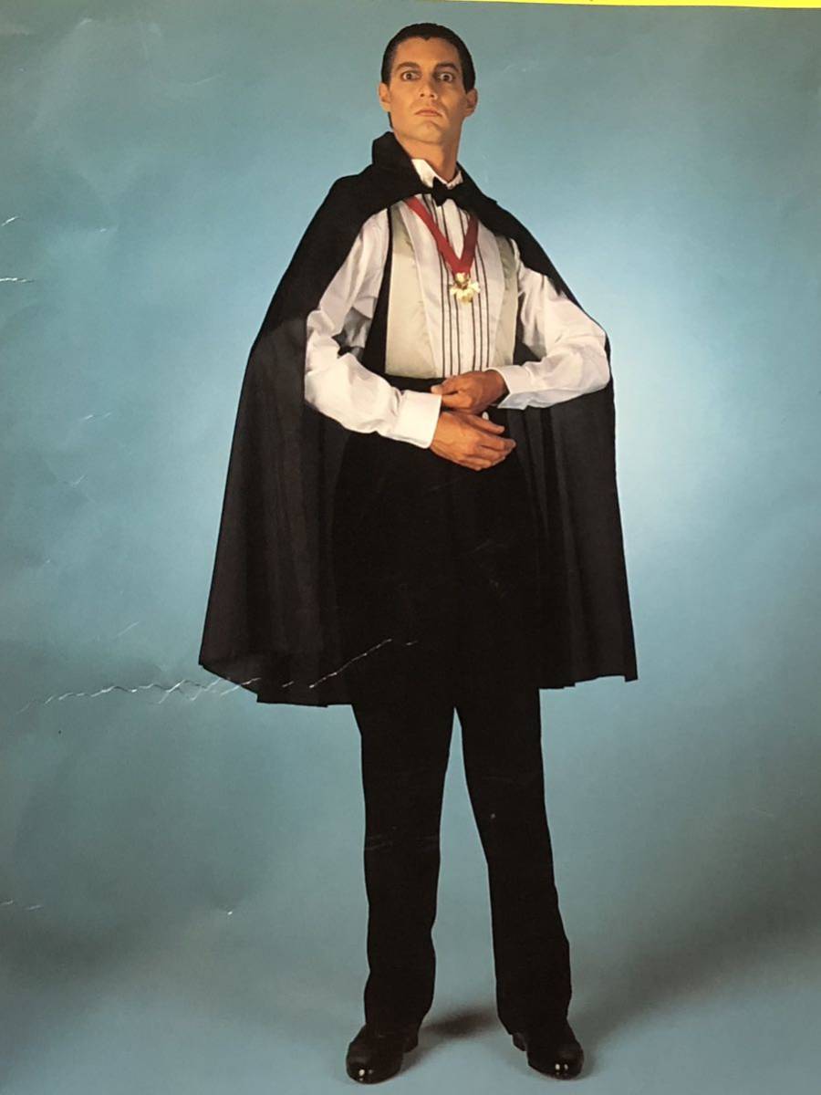 当時物 仮装 コスプレ ドラキュラ 伯爵 コスチューム マント 前掛け ハロウィン ハロウィーン  フリーサイズ 未使用品 送料無料!!拍卖