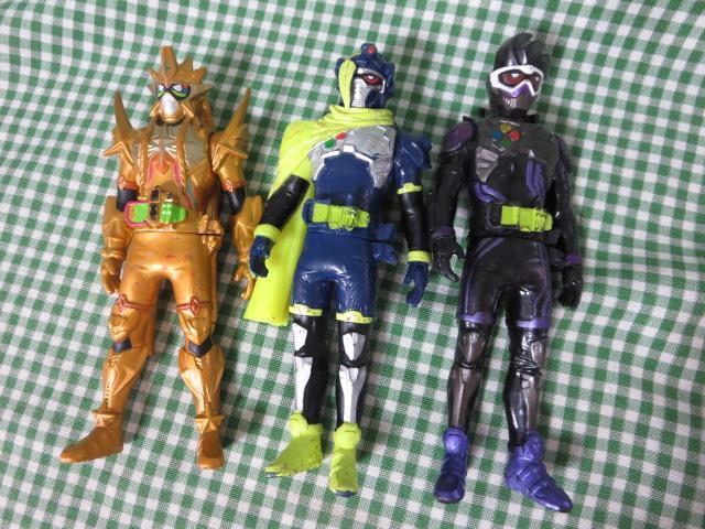 仮面ライダー エグゼイド ソフビ3体セット拍卖