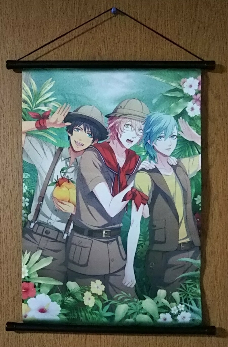 未使用【うたの☆プリンスさまっ♪】タペストリー【藍・那月・セシル】拍卖